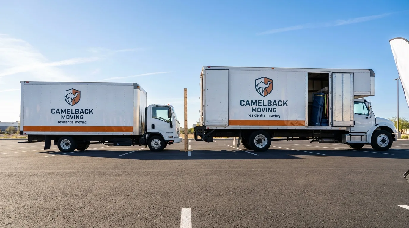 Moving truck size capacity guide in Forest City